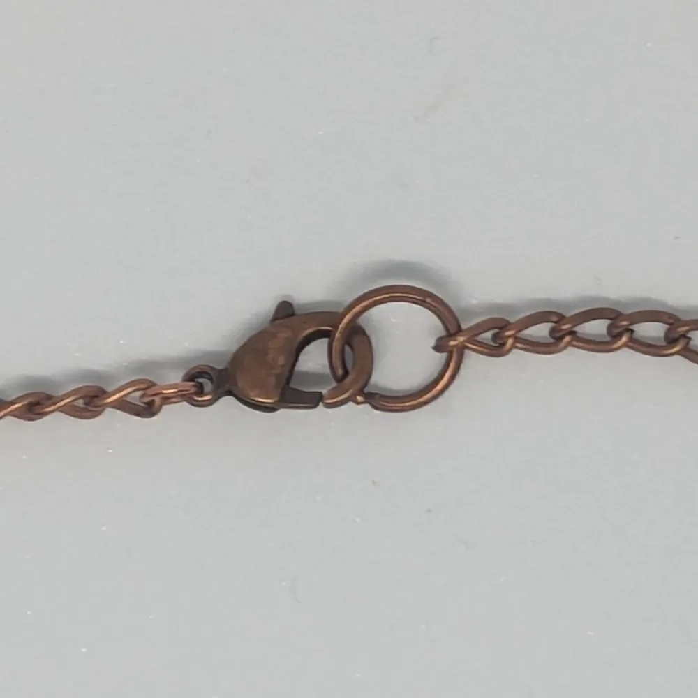 "Destined" Labradorite Key Copper Necklace - Picture 7 of 9